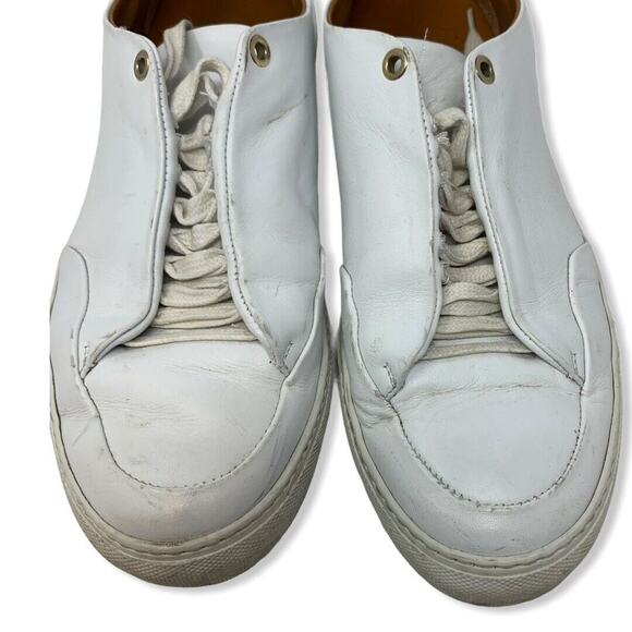 The Avedon Grand Voyage White‎ Leather Sneaker 9 - Picture 3 of 11